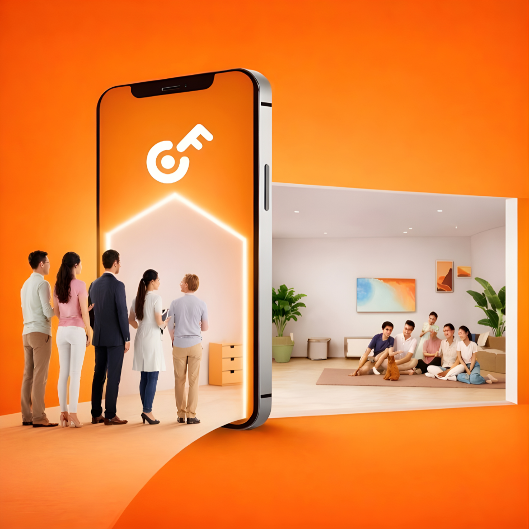 Familia está conociendo su capacidad de compra, y se ve a futuro en su nueva casa.